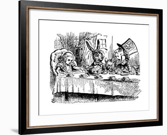 Alice's Adventure's in Wonderland-John Tenniel-Framed Premium Giclee Print