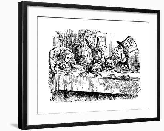 Alice's Adventure's in Wonderland-John Tenniel-Framed Premium Giclee Print