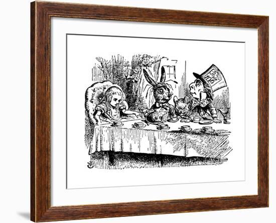 Alice's Adventure's in Wonderland-John Tenniel-Framed Premium Giclee Print