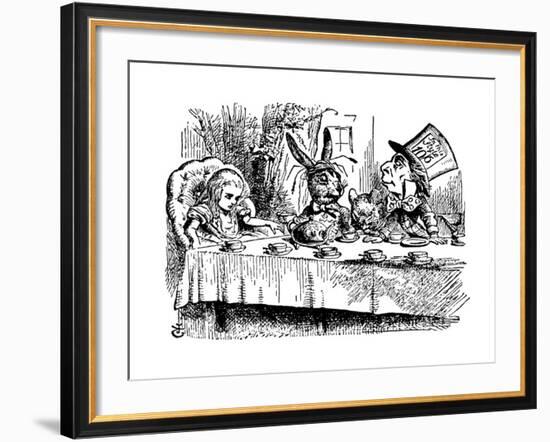 Alice's Adventure's in Wonderland-John Tenniel-Framed Premium Giclee Print