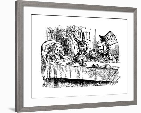 Alice's Adventure's in Wonderland-John Tenniel-Framed Premium Giclee Print