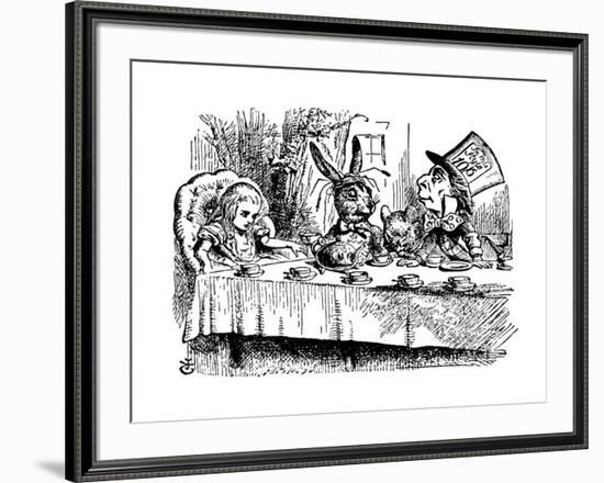 Alice's Adventure's in Wonderland-John Tenniel-Framed Premium Giclee Print