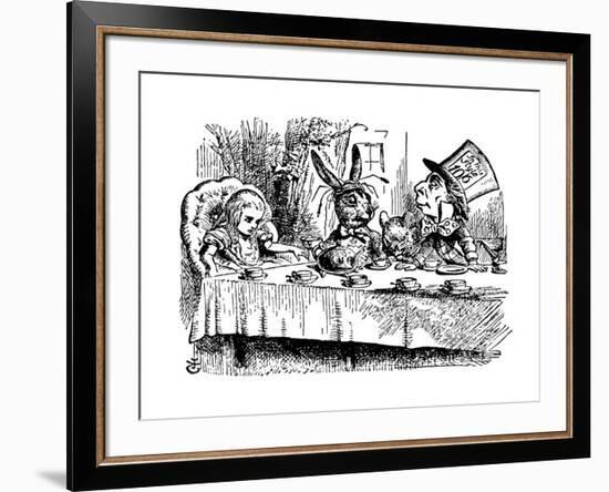 Alice's Adventure's in Wonderland-John Tenniel-Framed Premium Giclee Print