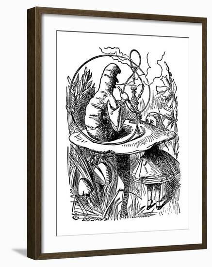 Alice's Adventure's in Wonderland-John Tenniel-Framed Premium Giclee Print