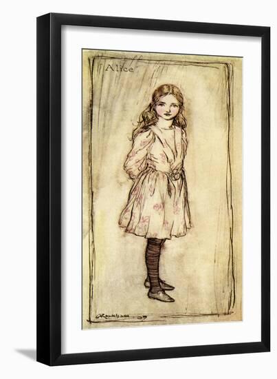 Alice 's Adventures in Wonderland by Lewis Carroll-Arthur Rackham-Framed Giclee Print