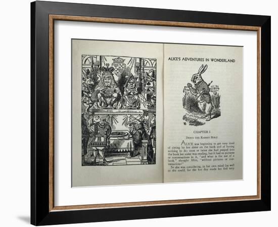 Alice's Adventures in Wonderland'-null-Framed Art Print