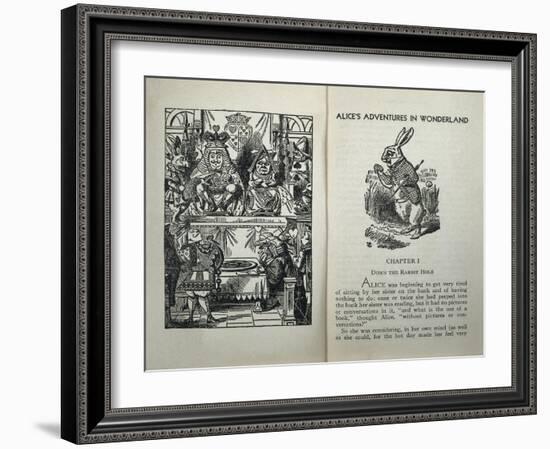 Alice's Adventures in Wonderland'-null-Framed Art Print