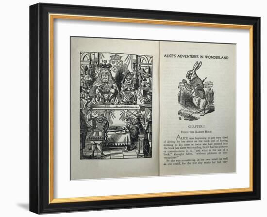 Alice's Adventures in Wonderland'-null-Framed Art Print