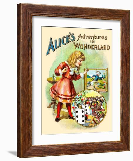 Alice's Adventures in Wonderland-John Tenniel-Framed Art Print