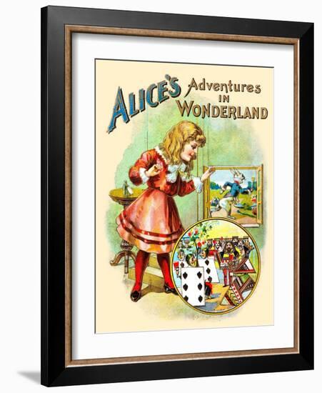 Alice's Adventures in Wonderland-John Tenniel-Framed Art Print