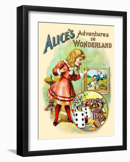 Alice's Adventures in Wonderland-John Tenniel-Framed Art Print