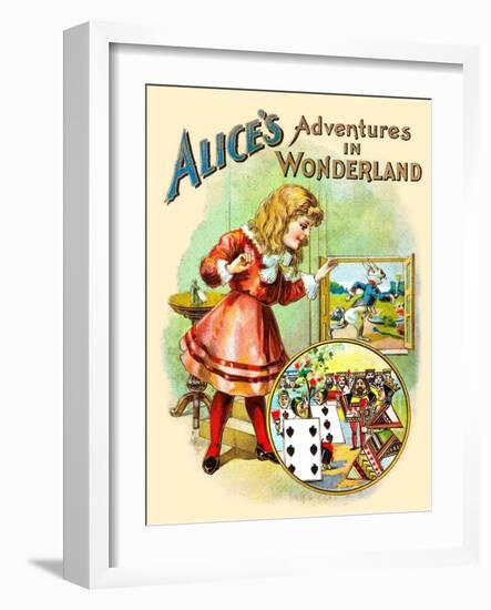 Alice's Adventures in Wonderland-John Tenniel-Framed Art Print