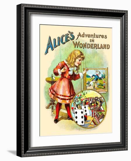 Alice's Adventures in Wonderland-John Tenniel-Framed Art Print