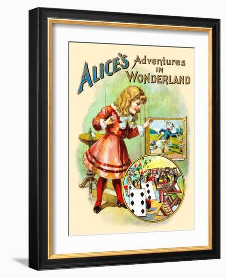 Alice's Adventures in Wonderland-John Tenniel-Framed Art Print