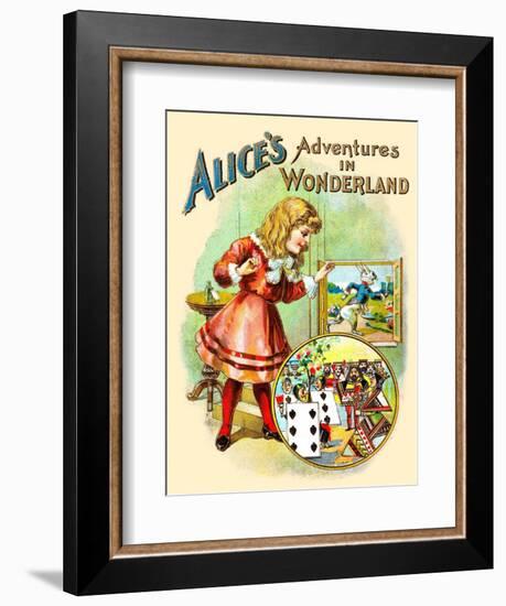 Alice's Adventures in Wonderland-John Tenniel-Framed Art Print