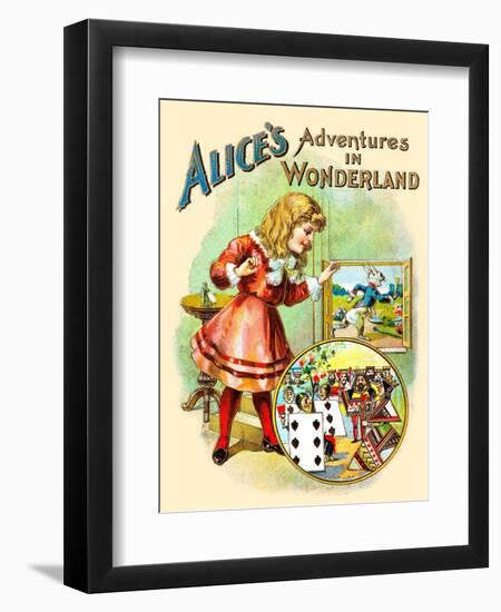 Alice's Adventures in Wonderland-John Tenniel-Framed Art Print