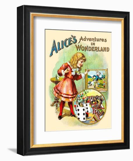 Alice's Adventures in Wonderland-John Tenniel-Framed Art Print