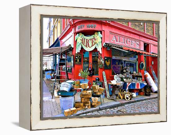 Alice's Antiques, Portobello Road in Notting Hill, London-Anna Siena-Framed Premier Image Canvas