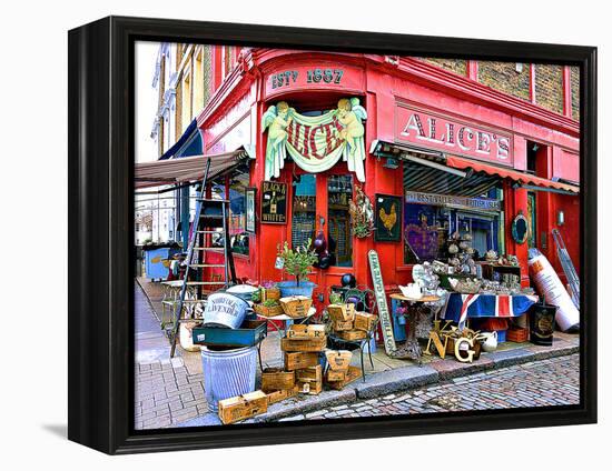 Alice's Antiques, Portobello Road in Notting Hill, London-Anna Siena-Framed Premier Image Canvas