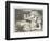 Alice Shrinks and Stretches Alice Grows Too Big for the House-John Tenniel-Framed Photographic Print