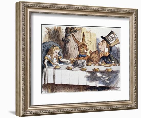 Alice Takes the “” in the Fools””” - in “Alice's Adventures in Wonderland and through the Looking G-John Tenniel-Framed Giclee Print