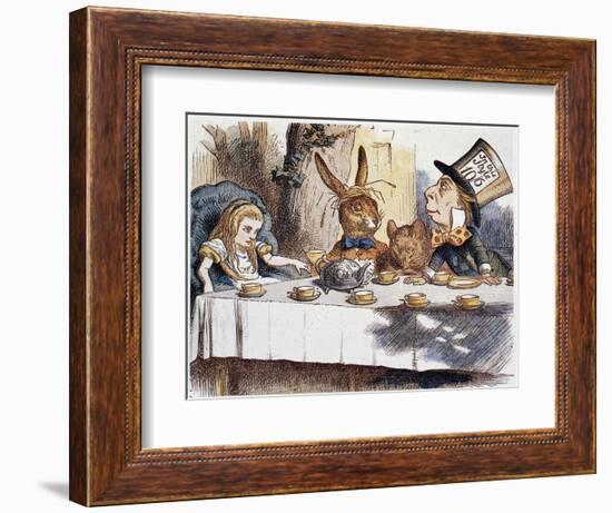 Alice Takes the “” in the Fools””” - in “Alice's Adventures in Wonderland and through the Looking G-John Tenniel-Framed Giclee Print