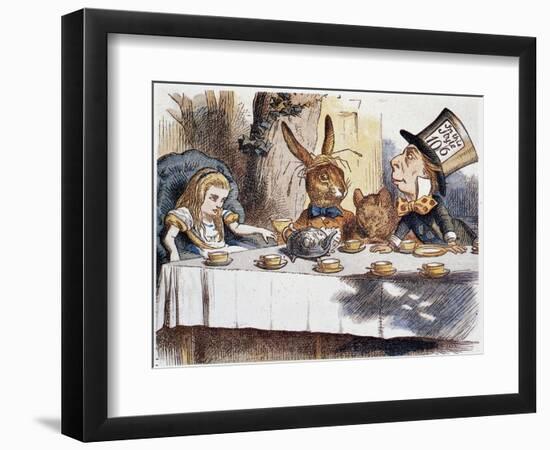 Alice Takes the “” in the Fools””” - in “Alice's Adventures in Wonderland and through the Looking G-John Tenniel-Framed Giclee Print
