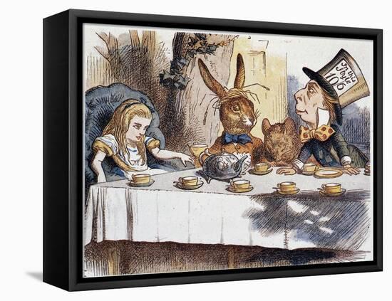 Alice Takes the “” in the Fools””” - in “Alice's Adventures in Wonderland and through the Looking G-John Tenniel-Framed Premier Image Canvas