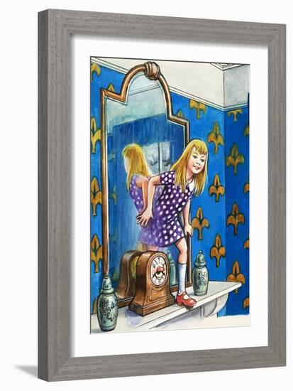 Alice Through the Looking Glass-Philip Mendoza-Framed Giclee Print