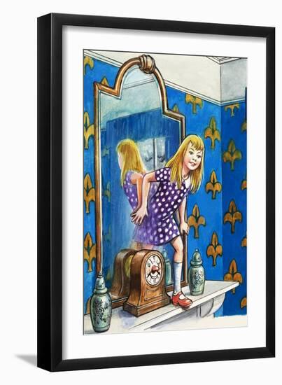 Alice Through the Looking Glass-Philip Mendoza-Framed Giclee Print