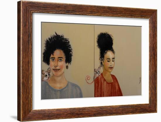 Alice Walker And Minna Salanni-Susan Adams-Framed Giclee Print