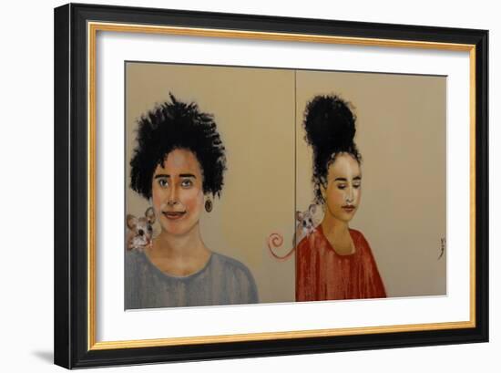 Alice Walker And Minna Salanni-Susan Adams-Framed Giclee Print