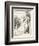 Alice Watches the White Rabbit Disappear Down the Hallway-John Tenniel-Framed Premium Photographic Print
