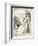 Alice Watches the White Rabbit Disappear Down the Hallway-John Tenniel-Framed Premium Photographic Print