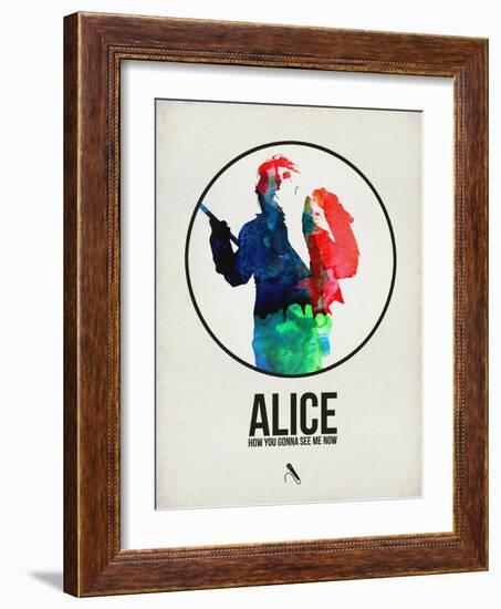 Alice Watercolor-David Brodsky-Framed Art Print