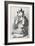 Alice with Queen's Crown-John Tenniel-Framed Giclee Print