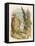 Alice with the Mock Turtle and the Gryphon-John Tenniel-Framed Stretched Canvas