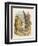 Alice with the Mock Turtle and the Gryphon-John Tenniel-Framed Art Print