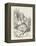 Alice with the Pig-Baby-John Tenniel-Framed Stretched Canvas