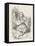 Alice with the Pig-Baby-John Tenniel-Framed Stretched Canvas