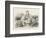 Alice with the Sleeping Queens-John Tenniel-Framed Photographic Print