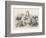 Alice with the Sleeping Queens-John Tenniel-Framed Photographic Print