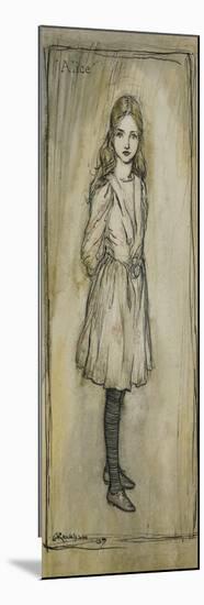 Alice-Arthur Rackham-Mounted Giclee Print