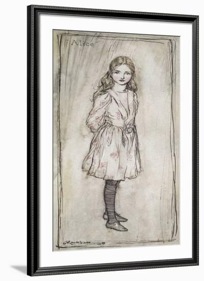 Alice-Arthur Rackham-Framed Giclee Print