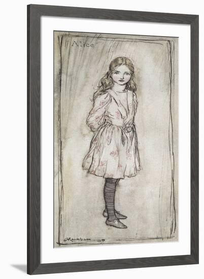 Alice-Arthur Rackham-Framed Giclee Print