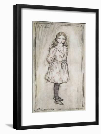 Alice-Arthur Rackham-Framed Giclee Print