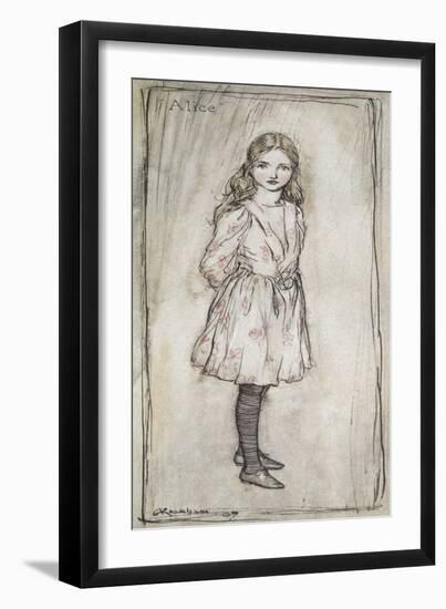 Alice-Arthur Rackham-Framed Giclee Print