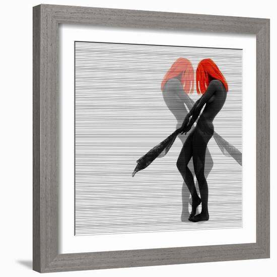 Alice-NaxArt-Framed Art Print