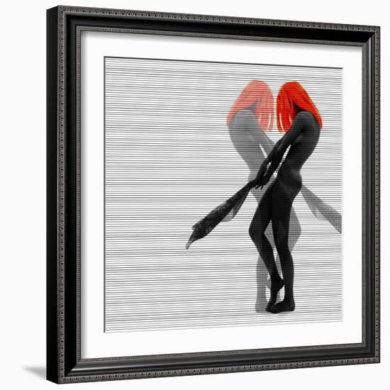 Alice-NaxArt-Framed Art Print