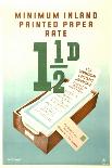 Minimum Inland Printed Paper Rate 1D-Alick Knight-Art Print